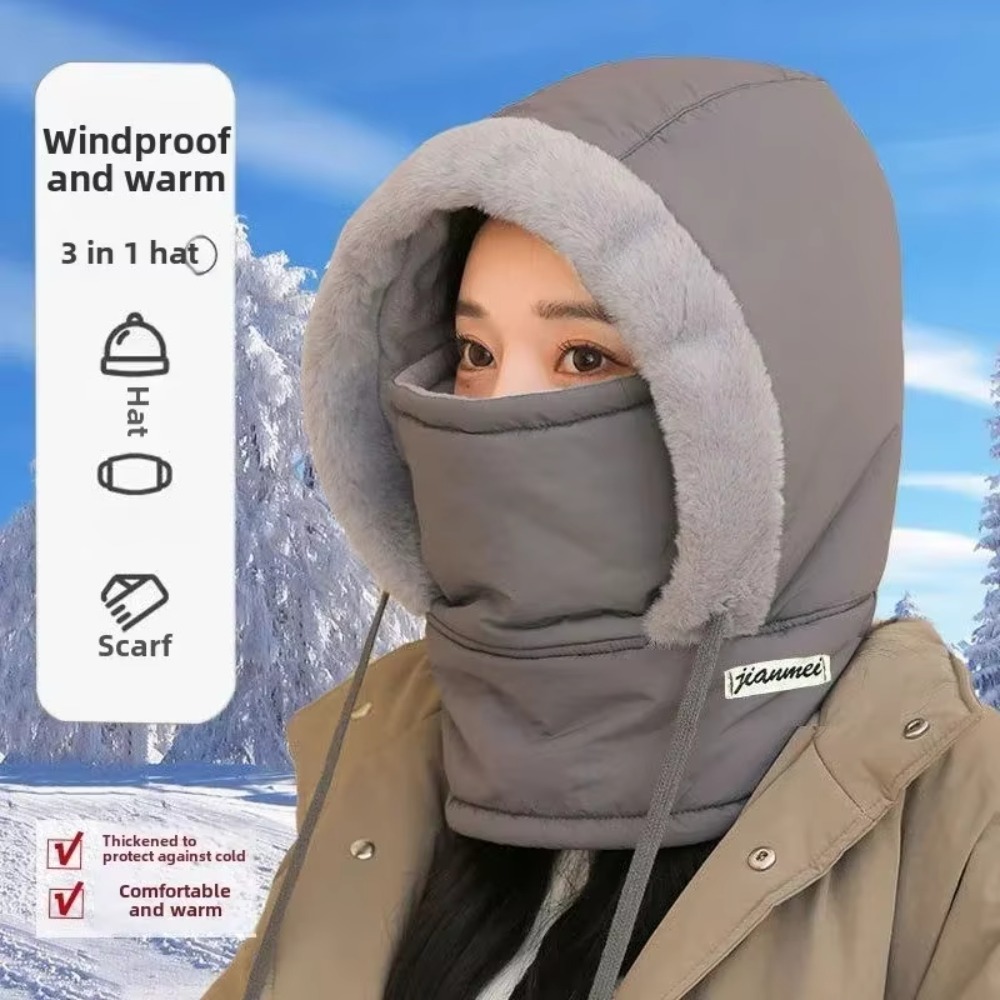 Balaclava Ski Mask - Pasamontañas para clima frío, visera de