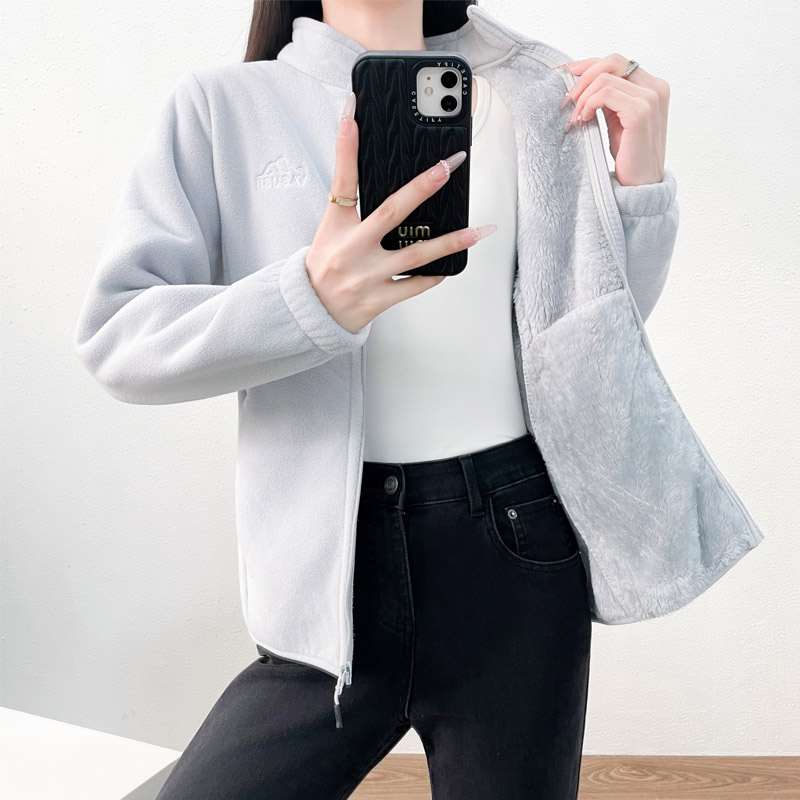 Sudadera de lana sin sombrero  - Sherpa Hoodie Fleece reseña y precio