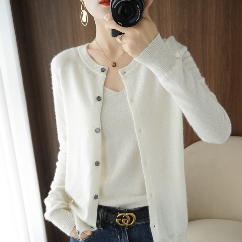 Cárdigan de lana pura para muj - Wool Coat Peacoat reseña y precio