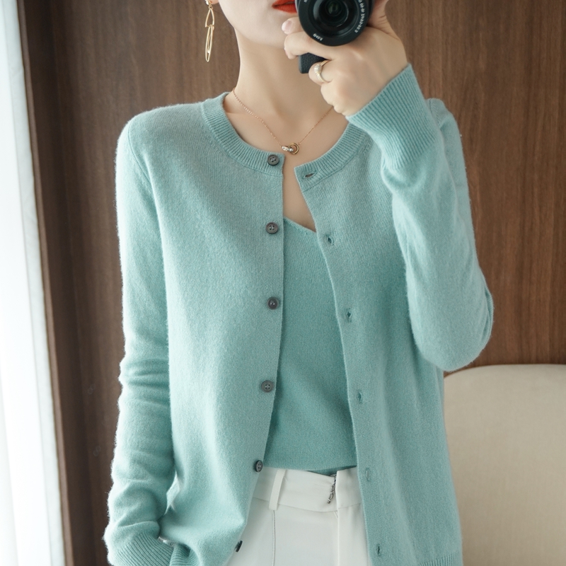 Cárdigan de lana pura para muj - Wool Coat Peacoat reseña y precio