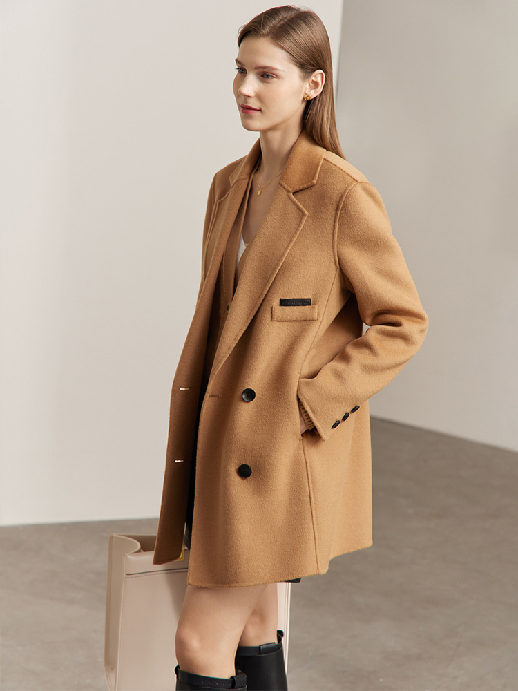 AMII-abrigo de lana minimalist - Wool Coat Peacoat reseña y precio