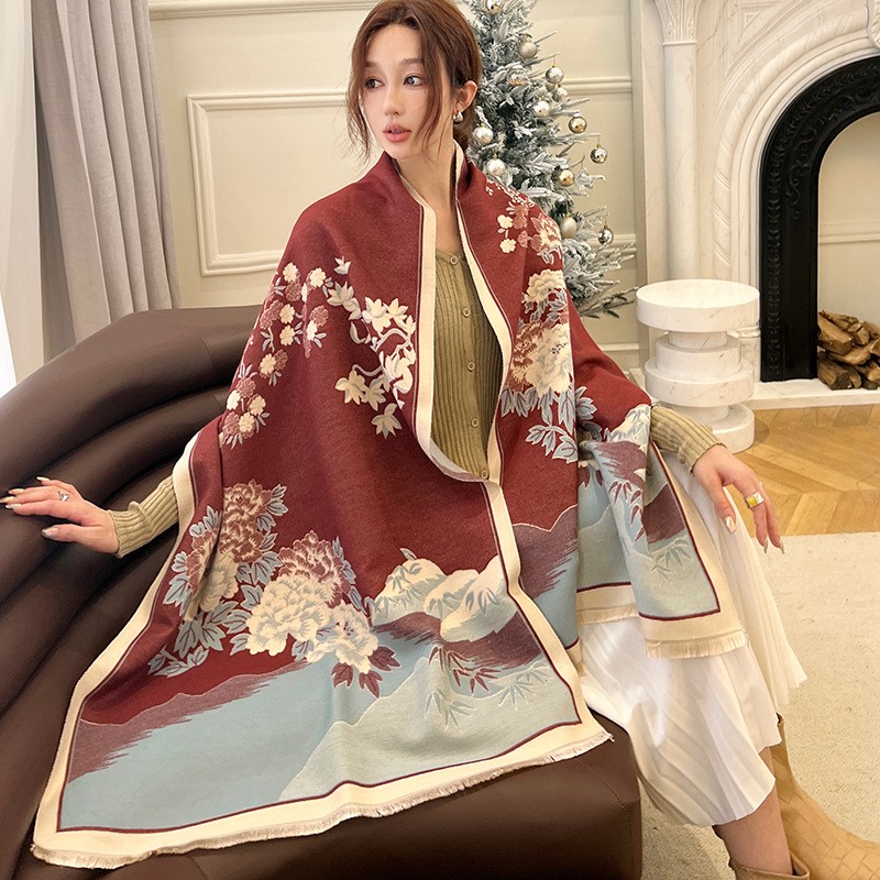 Moda invierno nuevo cálido cha - Cashmere Pashmina Wrap reseña y precio