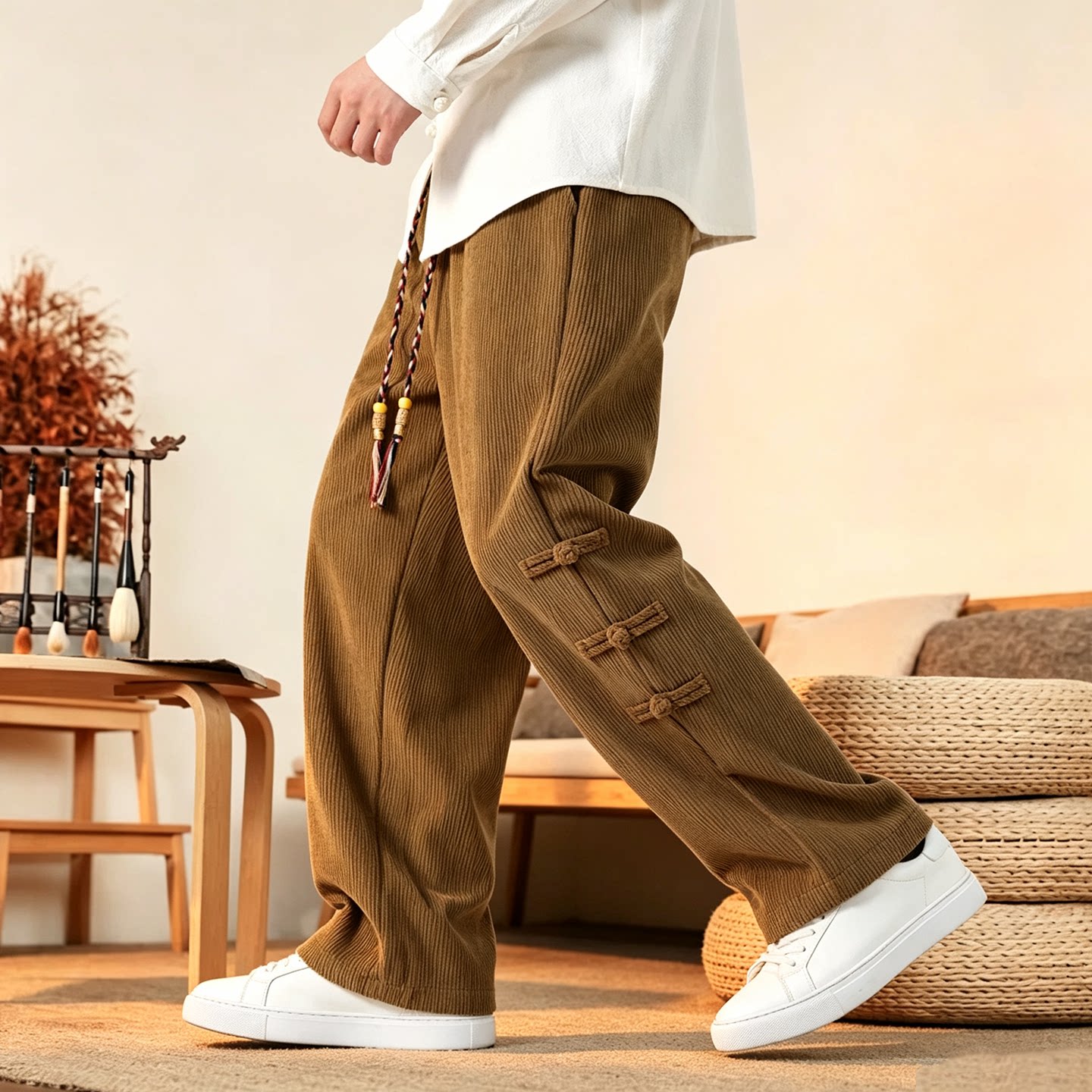Pantalones para Hombre, Nuevos - Corduroy Pant Warm reseña y precio
