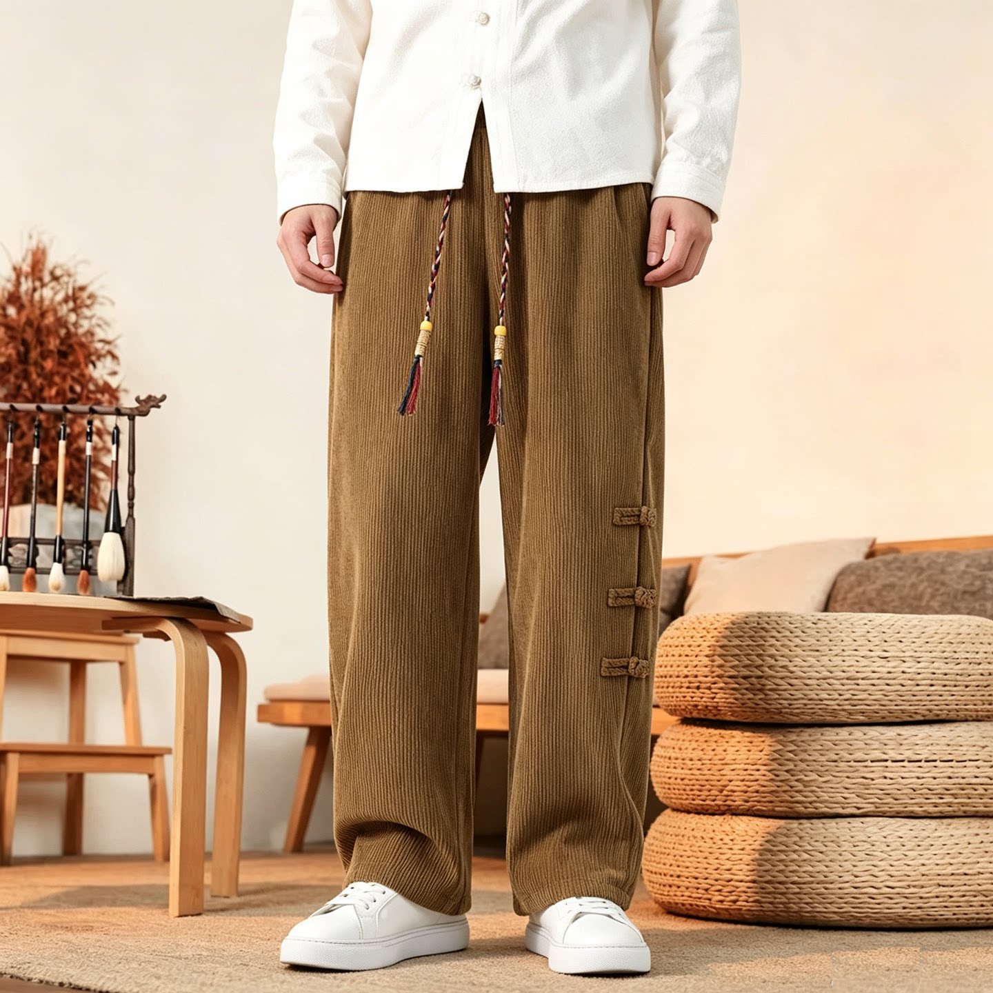 Pantalones para Hombre, Nuevos - Corduroy Pant Warm reseña y precio