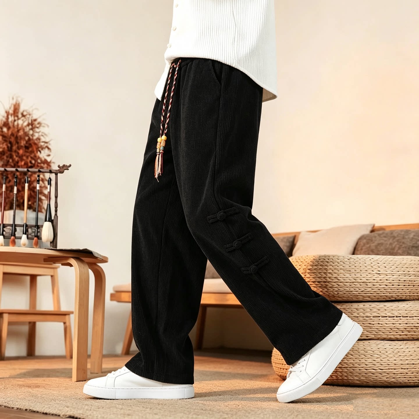 Pantalones para Hombre, Nuevos - Corduroy Pant Warm reseña y precio